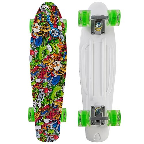 Скейт PennyBoard 22", рисунок. JP-23. Скидка от 1ящика.