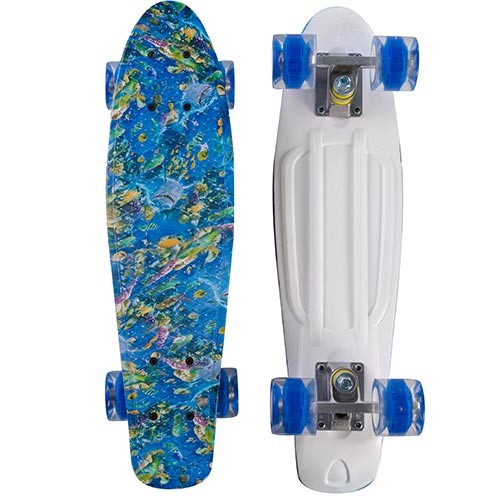 Скейт PennyBoard 22", рисунок. JP-23. Скидка от 1ящика.