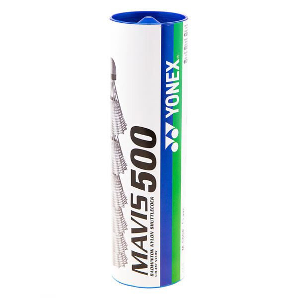 Воланы Mavis Yonex 500 белый,нейлон, 6шт