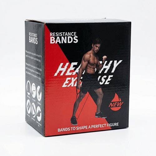 Эспандер трубчатый, многофункциональный, 5 жгутов, Resistance bands.