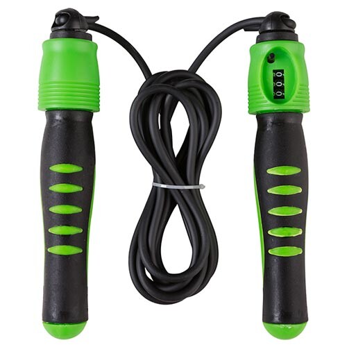 Скакалка 2,8м, счетчик, ручка фигурная, антискольз, ABS, PVC, 12P