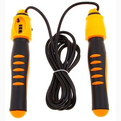 Скакалка 2,8м, счетчик, ручка фигурная, антискольз, ABS, PVC, 12P