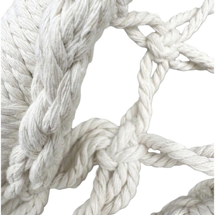 Гамак круглый "Macrame", белый, подушка. 