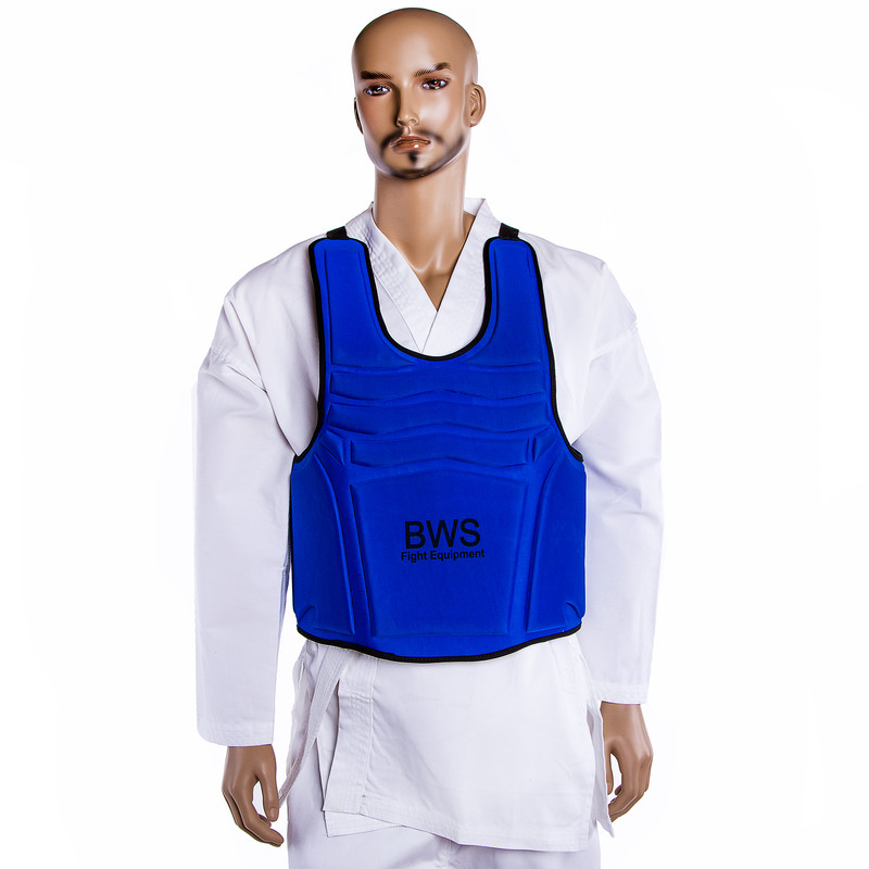 Захист грудей BWS PaddingWala, неопрен, червоний, синій.