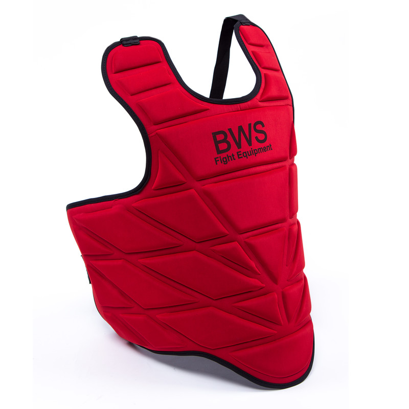 Захист грудей BWS PaddingWala, неопрен, червоний, синій.