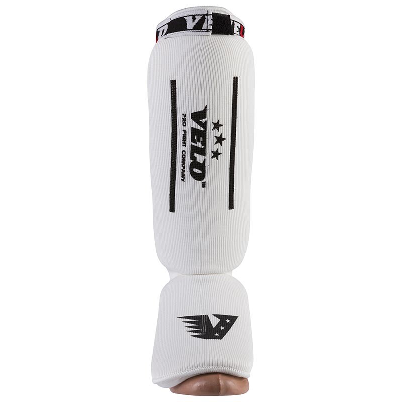Защита ноги Velo, полиэстер, эластан, белый, липучка, размер S, M, L, XL.