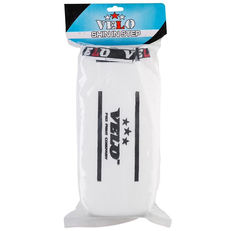 Защита ноги Velo, полиэстер, эластан, белый, липучка, размер S, M, L, XL.
