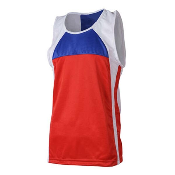 Майка боксерская, размеры S-XL, красный, синий.