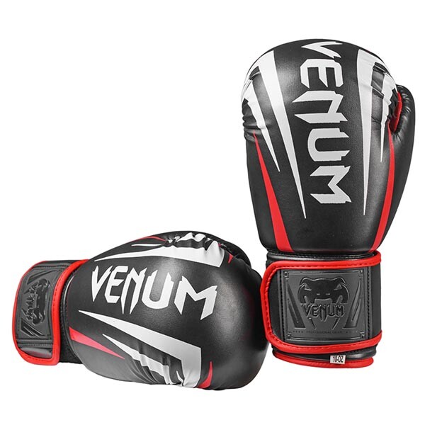 Боксерські рукавички Venum, DX, 8oz,10oz,12oz,14oz, чорний.