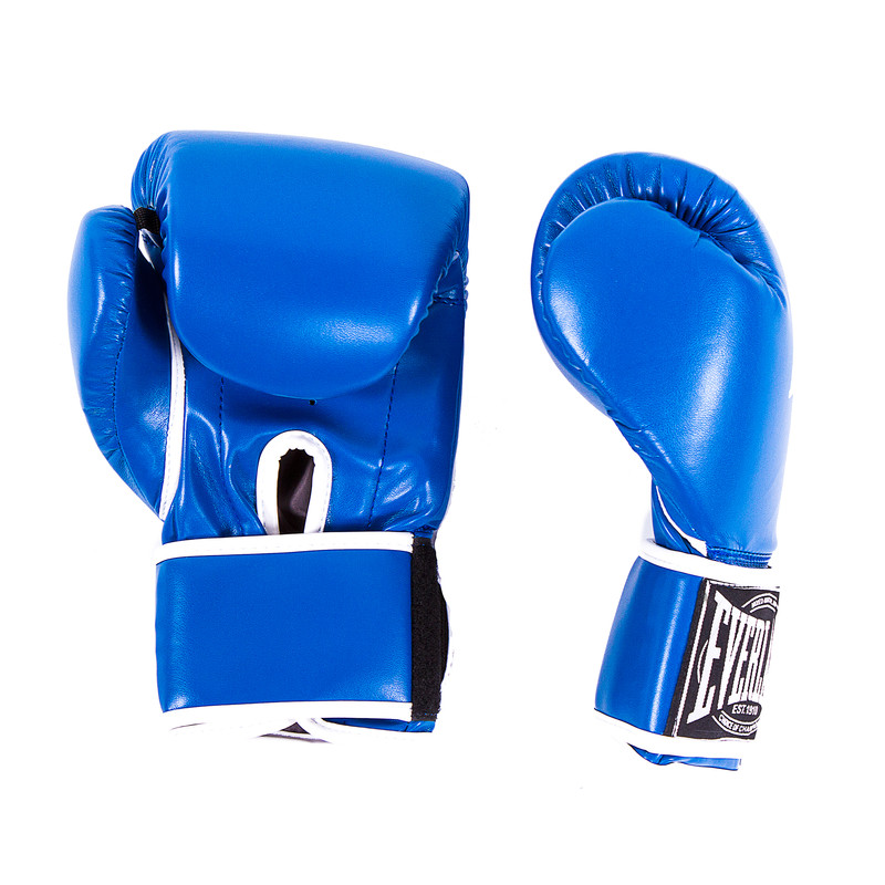 Боксерские перчатки Ever, DX-445, 6oz-12oz, синий
