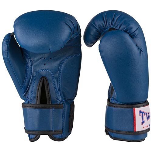 Боксерские перчатки Twins (aiba mod), FLEX, 8oz,10oz,12oz, синий.