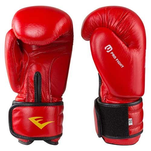 Боксерские перчатки EVER ProFight ( Bazari) 10oz,12oz, красный.