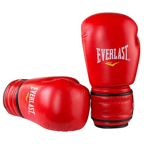 Боксерские перчатки EVER ProFight ( Bazari) 12oz, красный. 