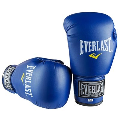 Боксерські рукавички Ever, DX-380, 6oz,8oz,10oz,12oz, синій.