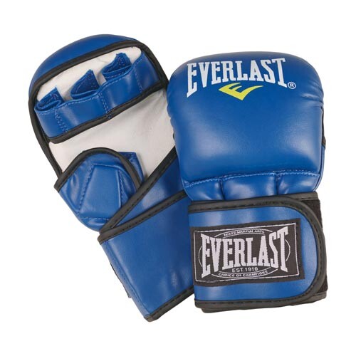 Перчатки Ever MMA, DX415, S, M, L, XL синий.