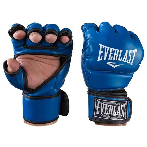 Перчатки Ever MMA, DX364, S, M, XL, синий