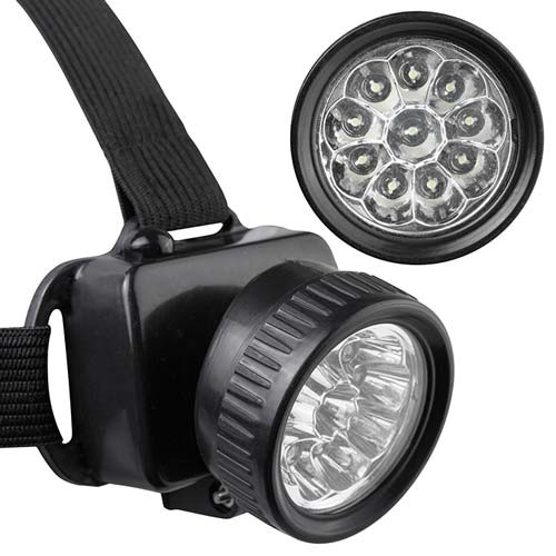 Фонарь на голову 10LED, 539-10С. Скидка от 10 шт.
