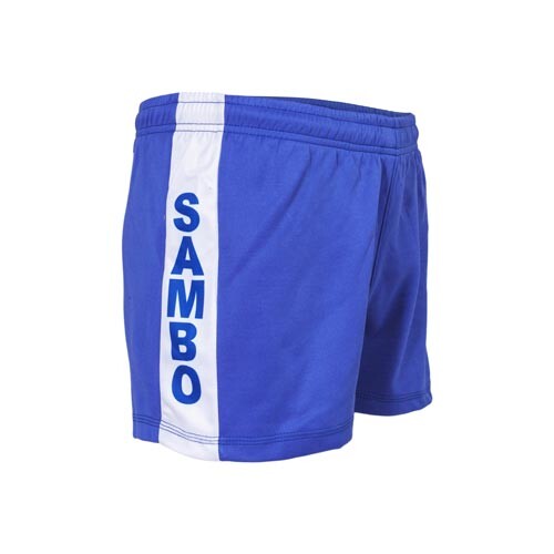Самбовка Mizuno, куртка+шорты(эластан), 550г/м2, синий, рост 140-190см.