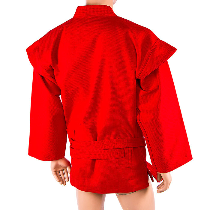 Самбовка Mizuno, куртка+шорты(эластан), 550г/м2, красный, рост 140-190см.