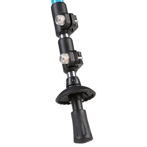 Палка треккинговая Himalayas 8850, антишок, дюралюм, Lmax=133cm.  Распродажа! Последняя!