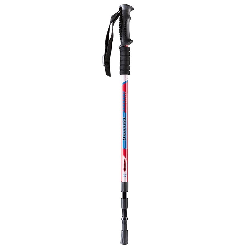 Палка треккинговая Trekking, антишок, компас, Lmax=135cm.  Распродажа!