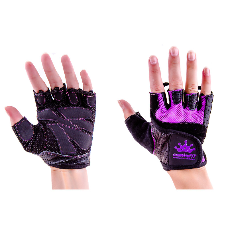 Перчатки вело, фитнес CrownFit Grippy Nap , RX-04, размер S, M, цвета в ассортименте.