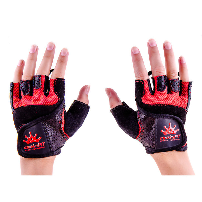 Перчатки вело, фитнес CrownFit Grippy Nap , RX-04, размер S, M, цвета в ассортименте.