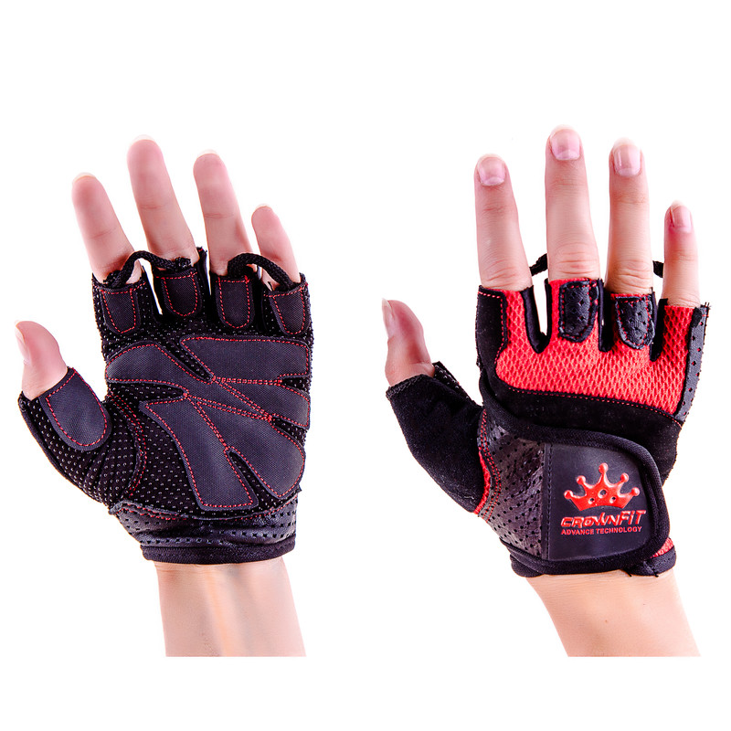 Перчатки вело, фитнес CrownFit Grippy Nap , RX-04, размер S, M, цвета в ассортименте.