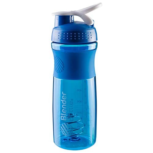 Бутылка для воды BlenderBottle 760мл, шейкер, красная.
