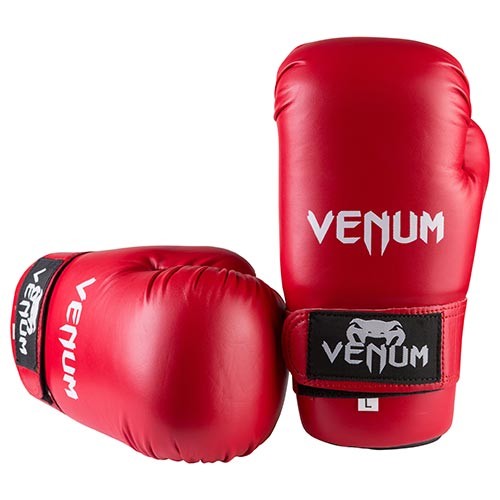 Перчатки Venum KungFu, ММА, 355 Flex, S,L,M, красный.