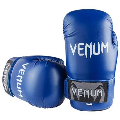 Перчатки Venum KungFu, ММА, 355 Flex, S, M, L, синий.