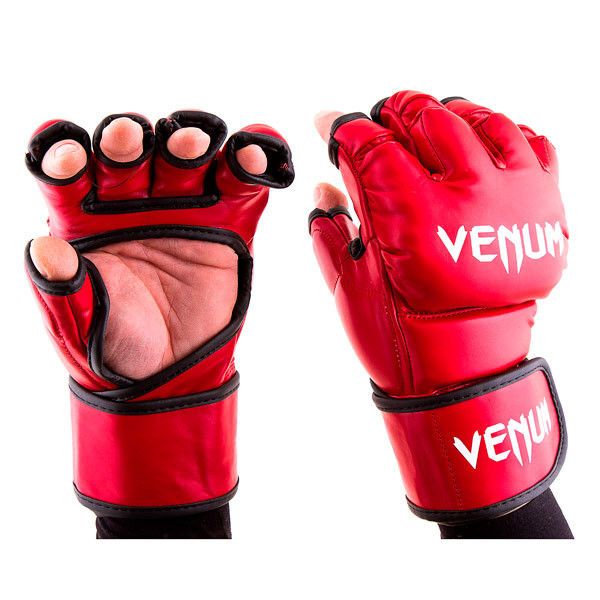 Перчатки Venum MMA, 364 Flex, S, M, L красный.