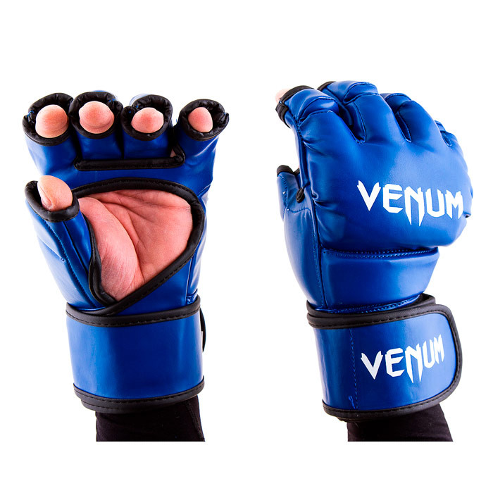Перчатки Venum MMA, 364 Flex, S, L синий .