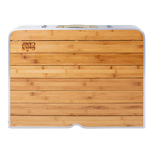 Стол туристический GreenCamp, алюминий, бамбук, 4 стула, 110х70х70/52см, GC-9001.