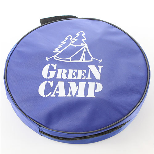 Ведро туристическое GreenCamp, 11л складное, синий. 