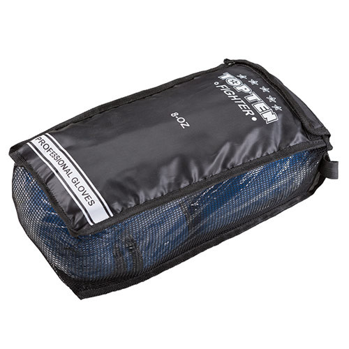 Боксерские перчатки TopTen, DX-31,  10oz,12oz, бело-красный. 