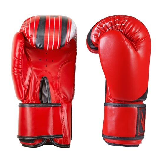 Боксерские перчатки Venum, DX-55, 12oz, красный-серебро.