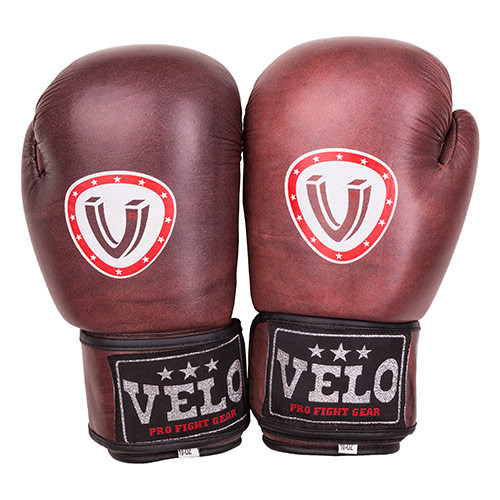 Боксерские перчатки Velo antique, кожа, 12oz.