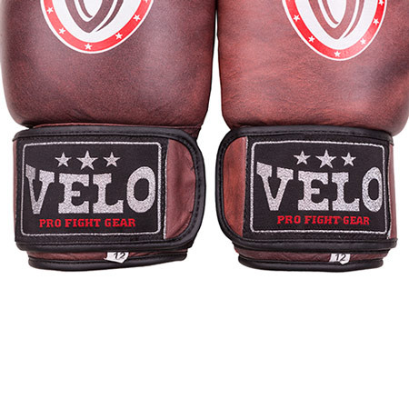 Боксерские перчатки Velo antique, кожа, 12oz.