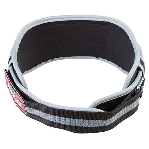Пояс атлетический VELO Polyfoam 4", серо-черный, размеры L, XL, VLS-23.