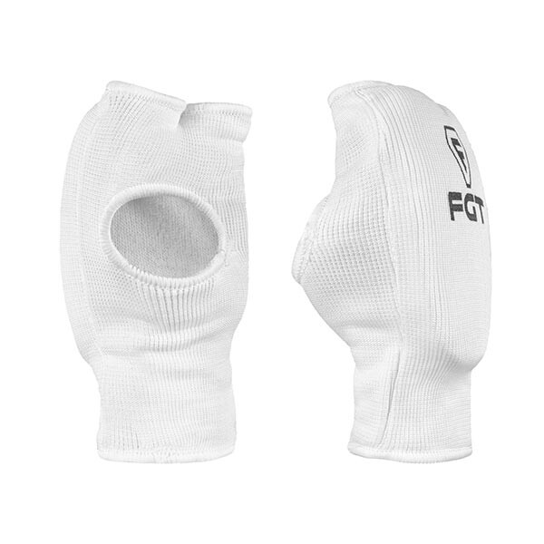 Накладки для єдиноборств FGT, білий, поліестр, розмір L, XL.