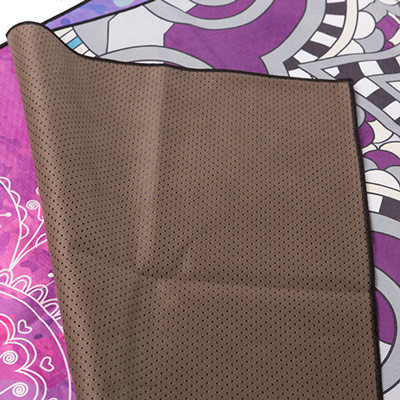 Йогамат Suede Silicon, 185*х67 см, чехол. Цвета в ассортименте. Скидка от 10шт.