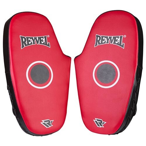 Лапа прямая Reyvel PVC, пара, красно/черная.