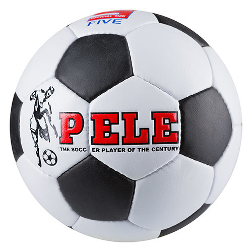 Мяч футбольный Grippy PELE, черно-белый.