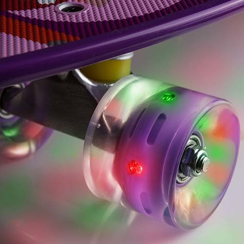 Скейт PennyBoard, YB-10-1, светящиеся колеса. Скидка на ящик.