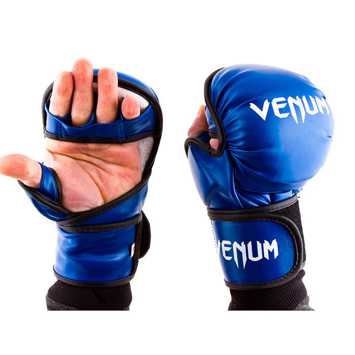 Перчатки Venum MMA, 415 Flex,  L,XL, синий.