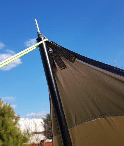 Тент GreenCamp, пісочний, GC0886Y.