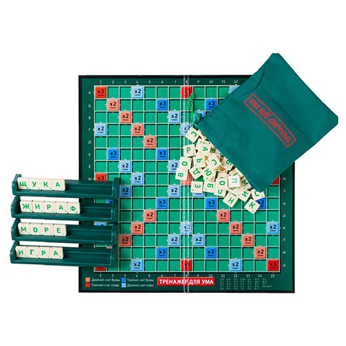 Тренажер для ума - Scrabble на русском. Распродажа!