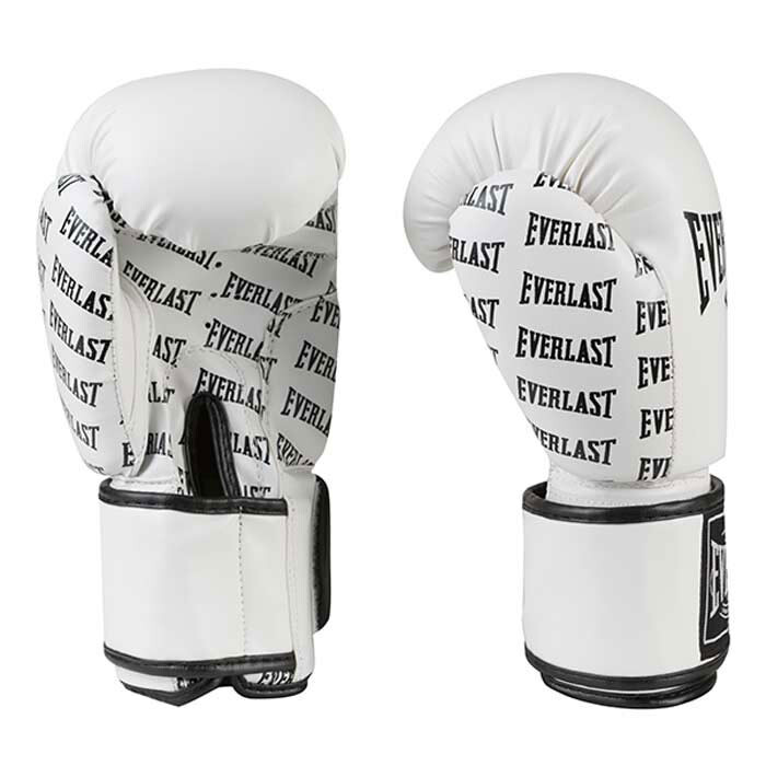 Боксерские перчатки Ever, DX-2218, 8oz,10oz,12oz, белый