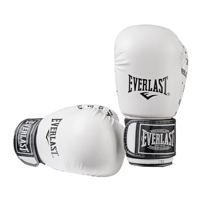 Боксерские перчатки Ever, DX-2218, 8oz,10oz,12oz, белый